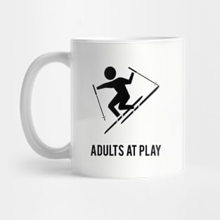 Skiing Adults At Play Mug